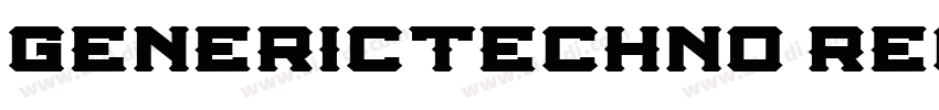GenericTechno Regula字体转换